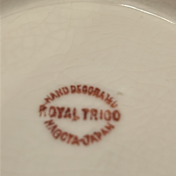 Vintage Royal Trico hand decorated geometric design pitcher Nagoya Japan unique - Picture 9 of 14